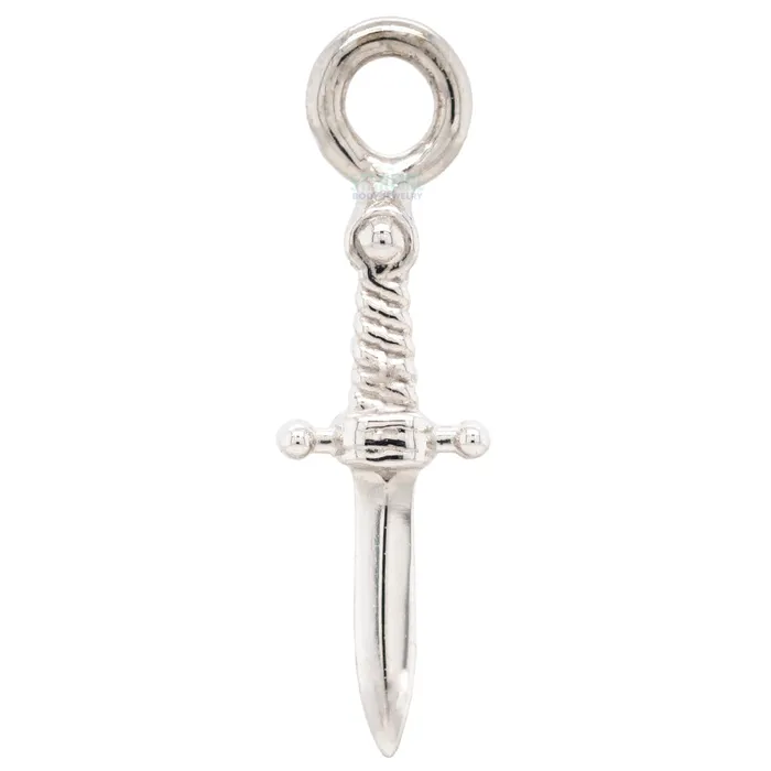 Slasher Dagger Charm in Gold Body Vision BVLA Earrings