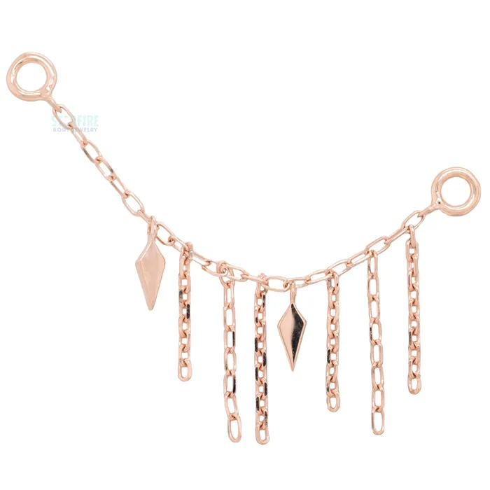 Sloane Chain Attachment in Gold Junipurr Jewelry Earrings
