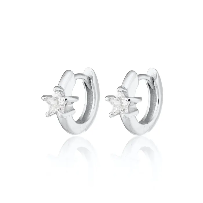 Sparkling Star Huggie Earrings Scream Pretty Earrings