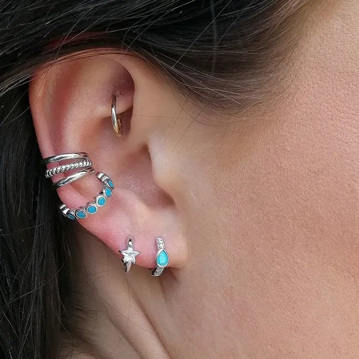 Sparkling Star Huggie Earrings Scream Pretty Earrings