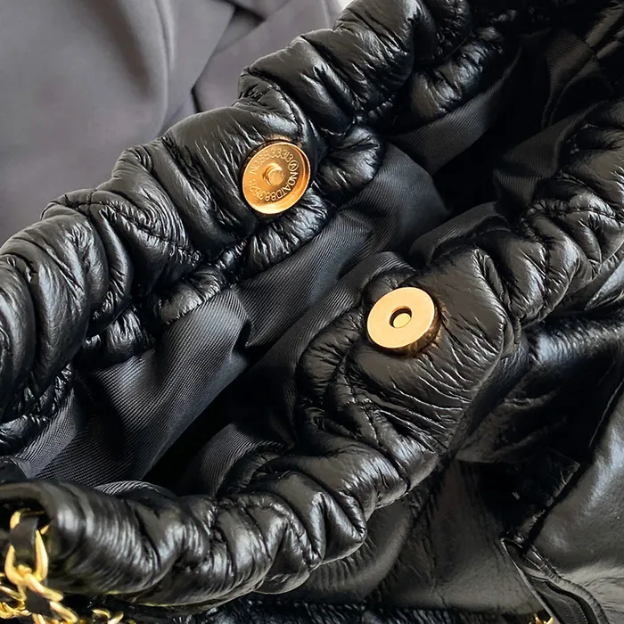 Squashy Sac Puffer Bags Earrings