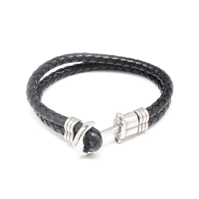 STEEL Bracelets STEEL LEATHER BRACELET STB432 STEEL Bracelets STEEL LEATHER BRACELET STB432