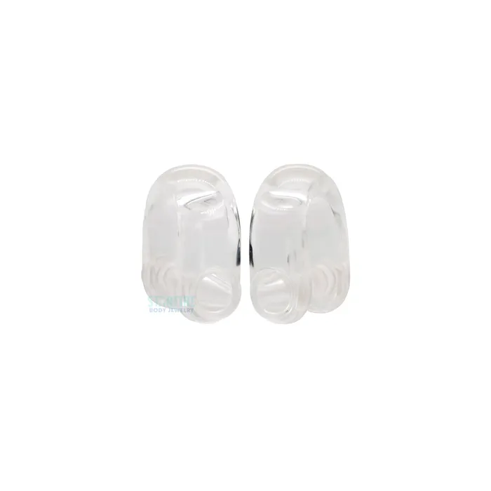 Stellar Crystal Glass Weights on Gorilla Grip Gorilla Glass Earrings