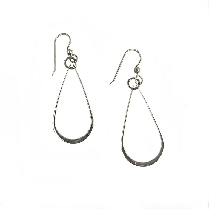 Sterling Silver Teardrop Earrings Donald Haack Diamonds Earrings