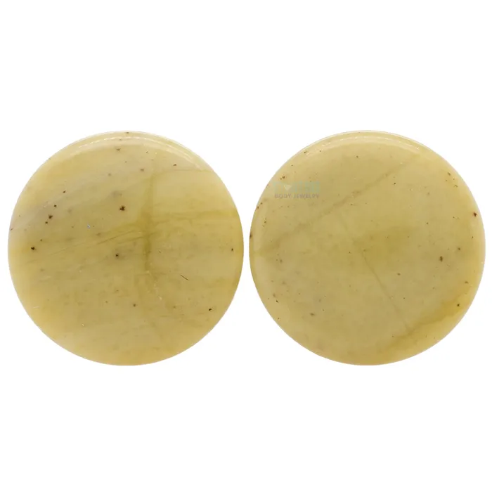 Stone Plugs African Serpentine Oracle Body Jewelry Rings