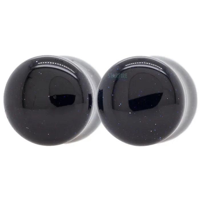 Stone Plugs Blue Goldstone Diablo Organics Rings