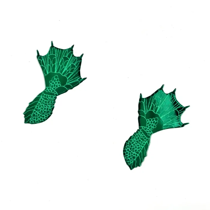 Swamp Monster Hand Earrings Vinca Earrings