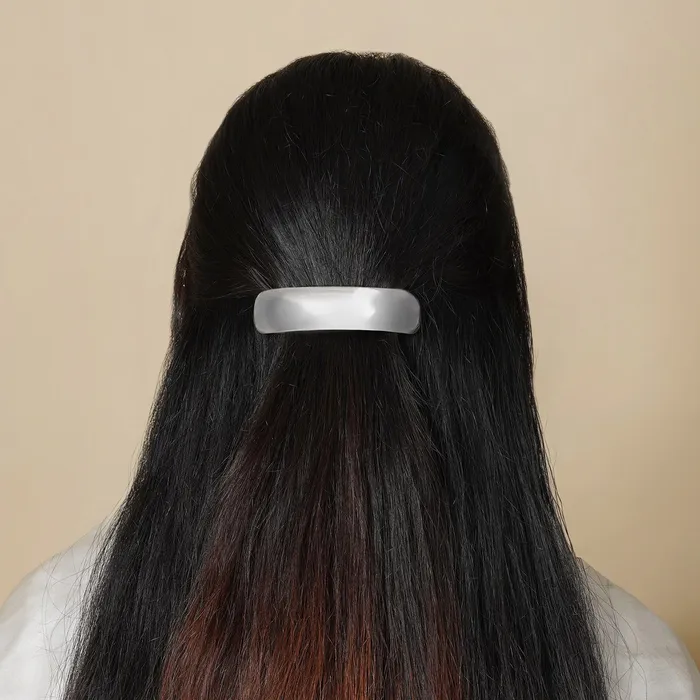 Teejh Drishti Silver lossy Hair Pin Teejh Rings