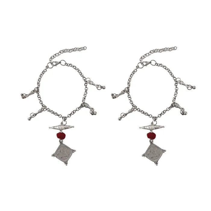 Teejh Earrings Teejh Gajapati Coin Anklet