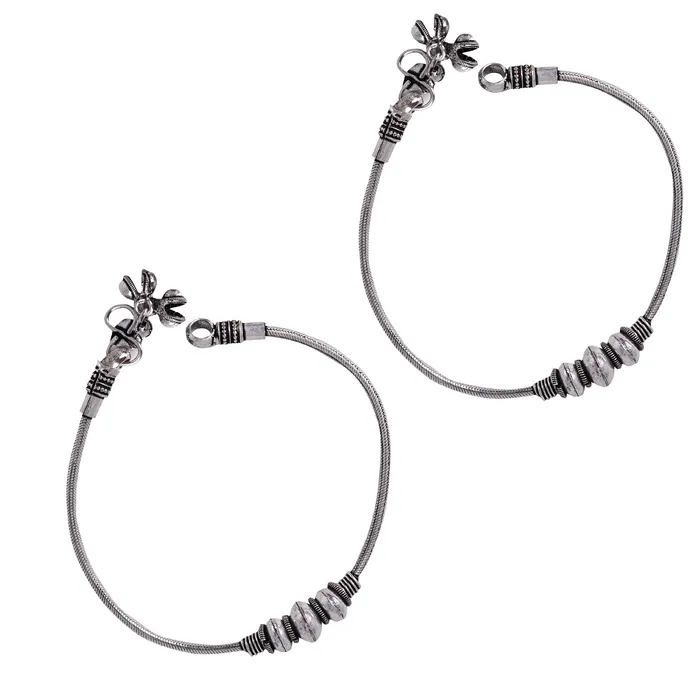 Teejh Kamana Set Of Anklet and Toe Ring Teejh Rings Teejh Kamana Set Of Anklet and Toe Ring Teejh Rings