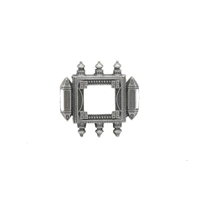 Teejh Kanishka White Silver Oxidized Jewelry Gift Set Teejh Rings