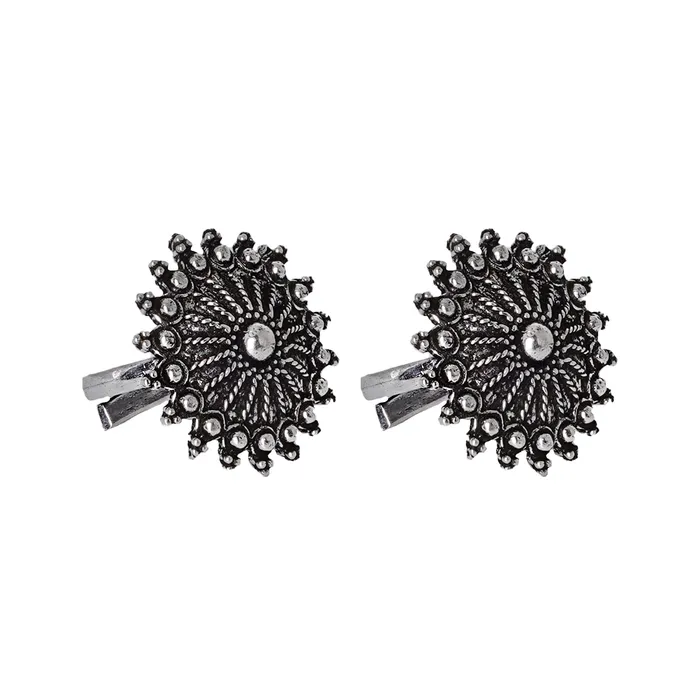 Teejh Rings Teejh Alankrita Silver Oxidised Jewelry Gift Set Teejh Rings Teejh Alankrita Silver Oxidised Jewelry Gift Set