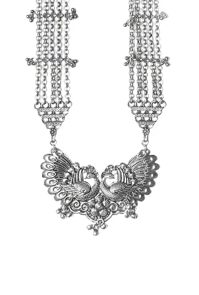 Teejh Rings Teejh Kadamba Oxidised Silver Jewellery Gift Set
