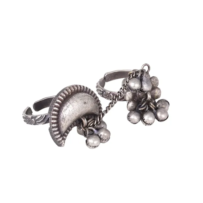 Teejh Rings Teejh Latika Silver Oxidised Jewelry Gift Set