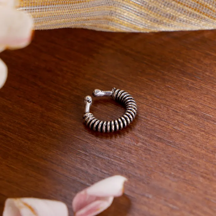 Teejh Rings Teejh Mahi Silver Nose pin