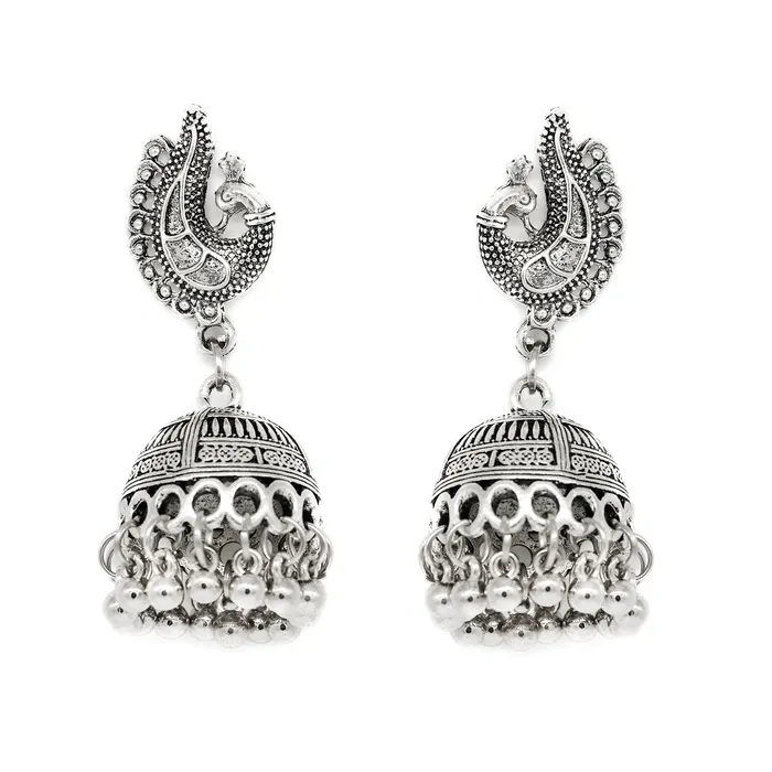 Teejh Rings Teejh Peeha Silver Oxidised Jewelry Gift Set