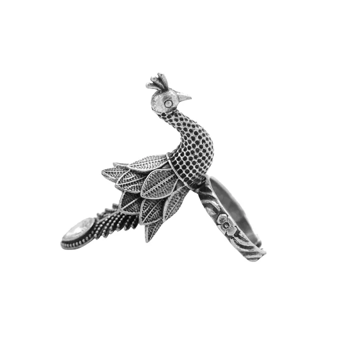 Teejh Rings Teejh Peeha Silver Oxidised Jewelry Gift Set