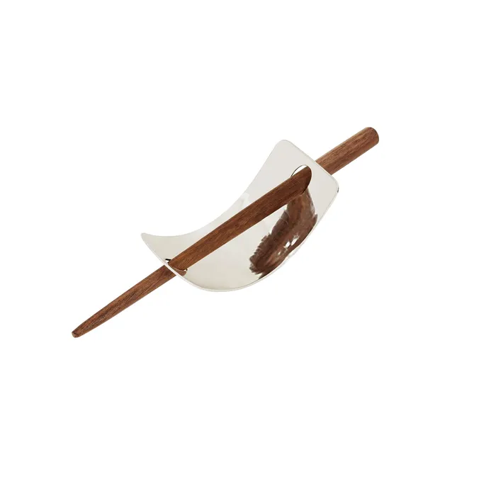 Teejh Sakshi Silver lossy Bun Stick Teejh Rings