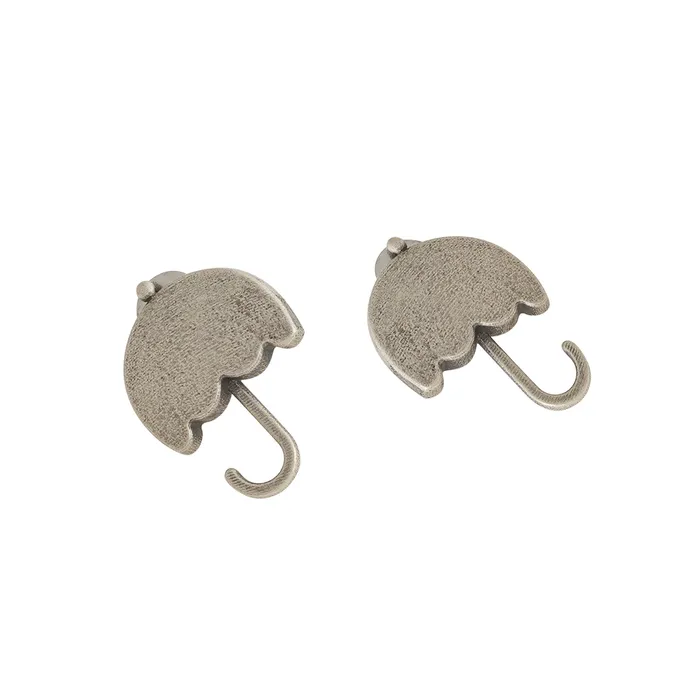 Teejh Silver Oxidised Canopy Earrings Teejh Earrings