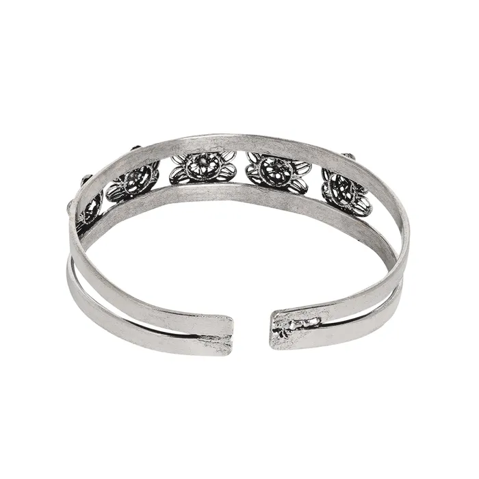 Teejh Teejh Aihole Oxidised Silver Jewellery Gift Set Rings
