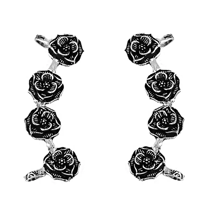 Teejh Teejh Aihole Oxidised Silver Jewellery Gift Set Rings