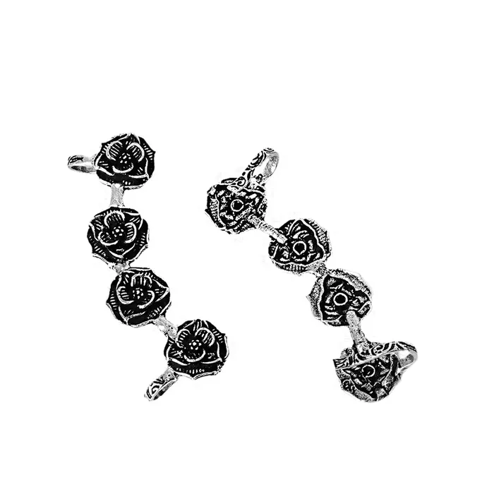 Teejh Teejh Aihole Oxidised Silver Jewellery Gift Set Rings