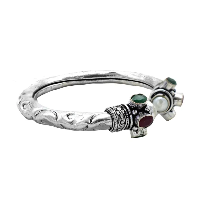 Teejh Teejh Ayodhya Oxidised Silver Jewellery Gift Set Rings