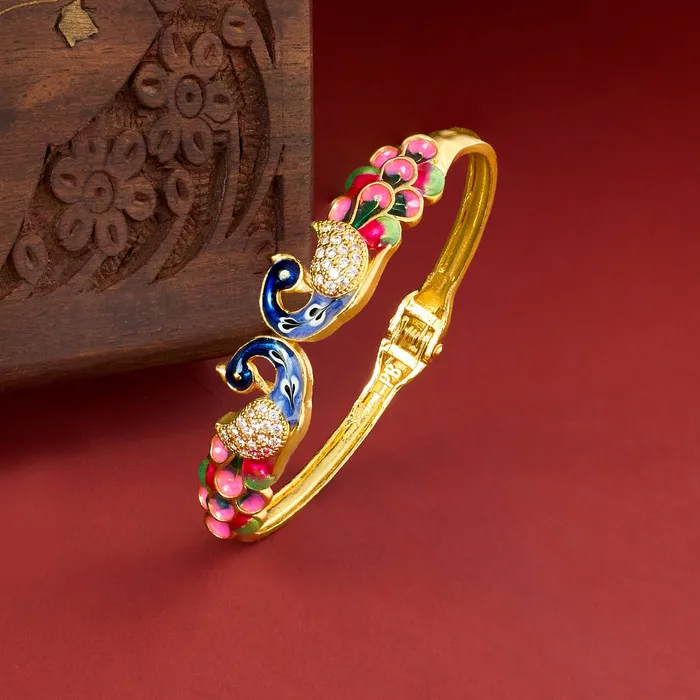 Teejh Teejh Morini Blue and Pink Stone Gold Bracelet Bracelets