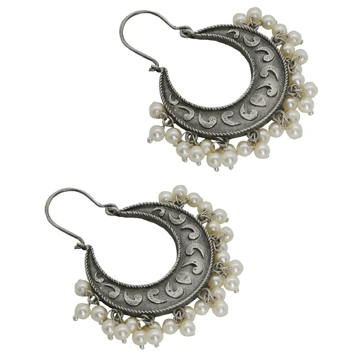 Teejh Vibha Silver Oxidised Earrings Teejh Earrings Teejh Vibha Silver Oxidised Earrings Teejh Earrings