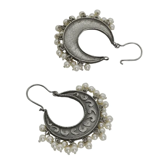 Teejh Vibha Silver Oxidised Earrings Teejh Earrings Teejh Vibha Silver Oxidised Earrings Teejh Earrings