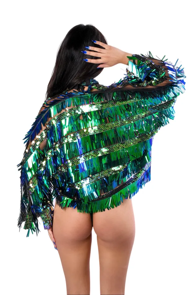 THE LUMi SHOP Earrings Chameleon Sequin Jacket