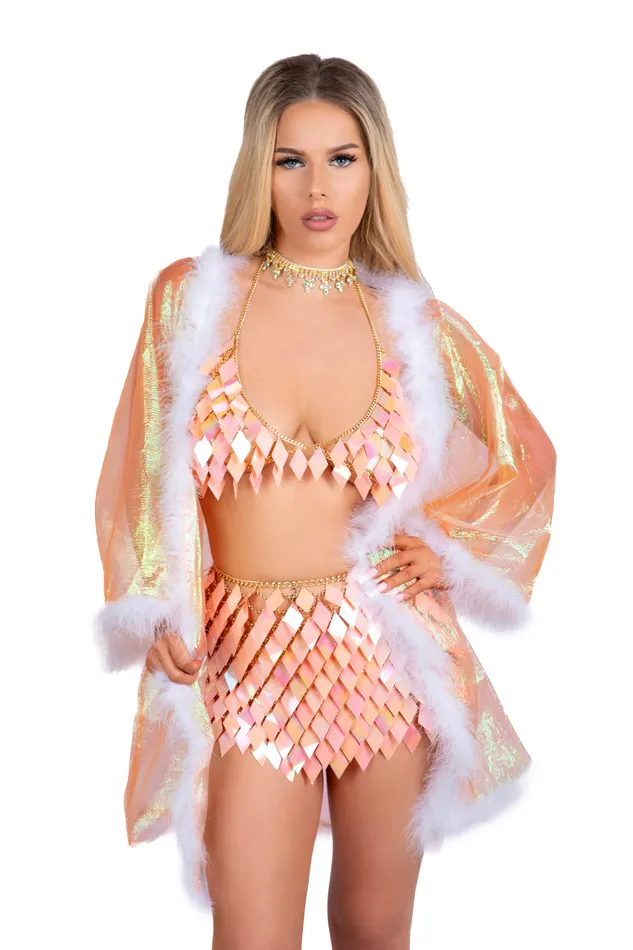 THE LUMI SHOP Earrings FULL OUTFIT Pastel Orange Empress 4 pcs