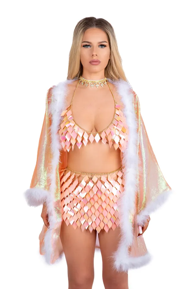 THE LUMI SHOP Earrings FULL OUTFIT Pastel Orange Empress 4 pcs