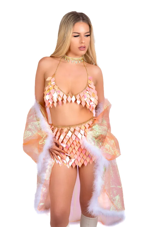 THE LUMI SHOP Earrings FULL OUTFIT Pastel Orange Empress 4 pcs