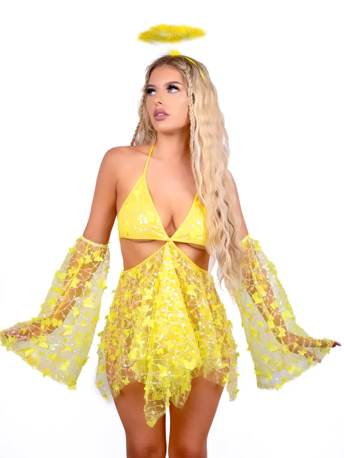 THE LUMI SHOP Earrings FULL OUTFIT Sunflower Blossom Angel 3 pcs