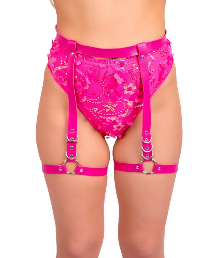 THE LUMi SHOP Earrings Hot Pink Babe Leg Harness