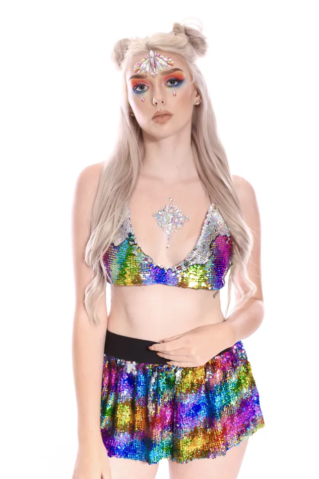 THE LUMi SHOP Earrings Rainbow Dreams Sequin Top