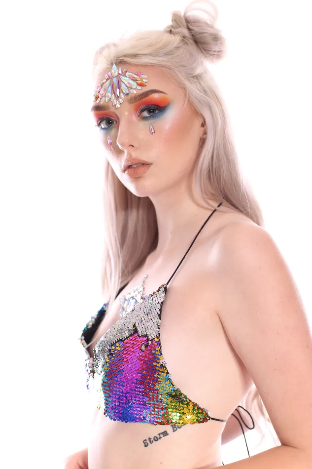 THE LUMi SHOP Earrings Rainbow Dreams Sequin Top