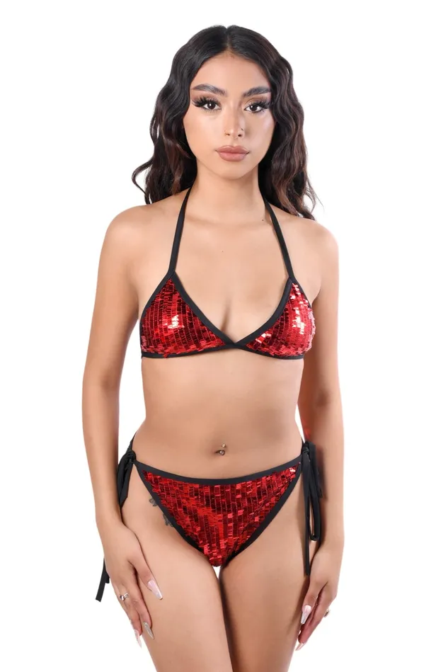 THE LUMI SHOP Earrings Red Sequin Set