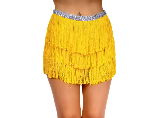 THE LUMI SHOP Earrings Yellow Tassel Skirt