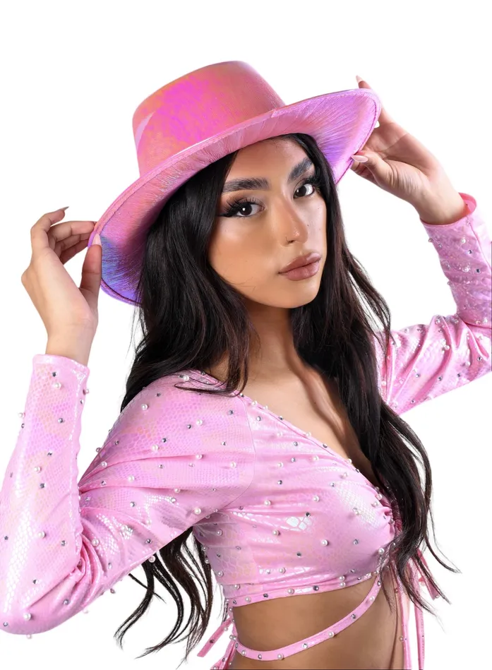 THE LUMI SHOP Festival Sun Hat Dahlia Earrings
