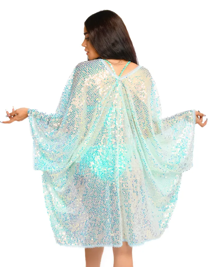 THE LUMI SHOP FULL OUTFIT Turquoise Aura Earrings