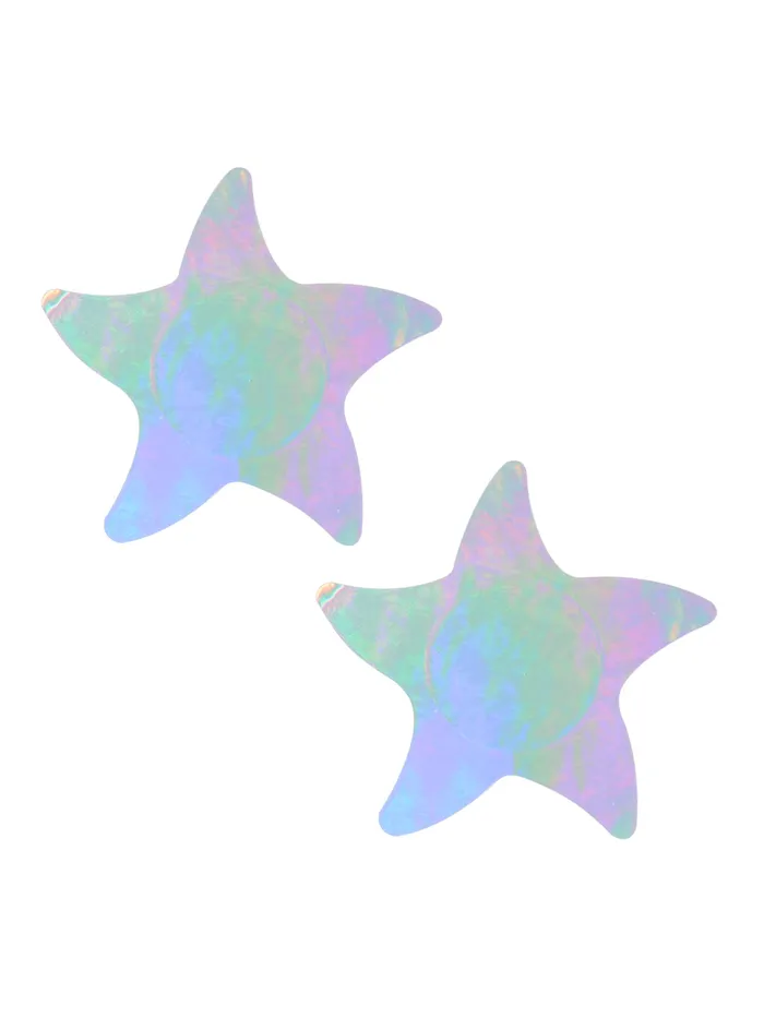 THE LUMi SHOP Holographic Shooting Star Pasties Earrings