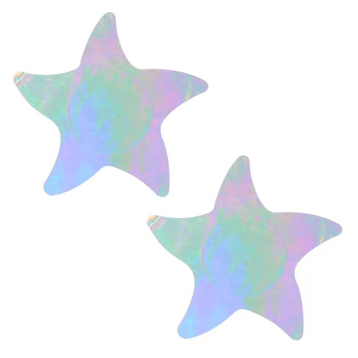 THE LUMi SHOP Holographic Shooting Star Pasties Earrings
