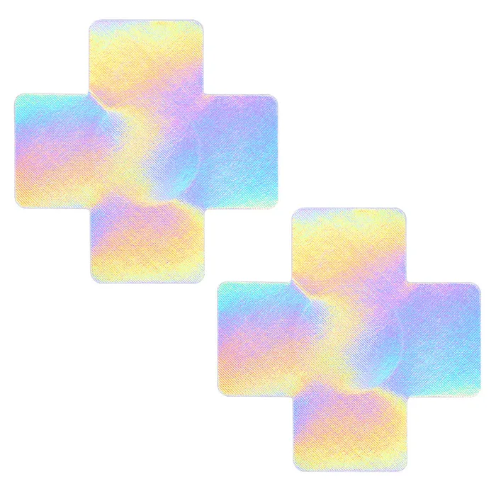 THE LUMi SHOP Necklaces Holographic Cross Pasties THE LUMi SHOP Necklaces Holographic Cross Pasties