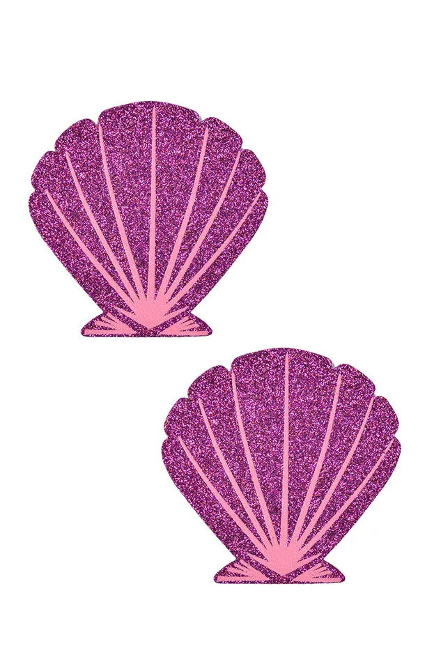 THE LUMI SHOP Pink Shell Pasties Earrings