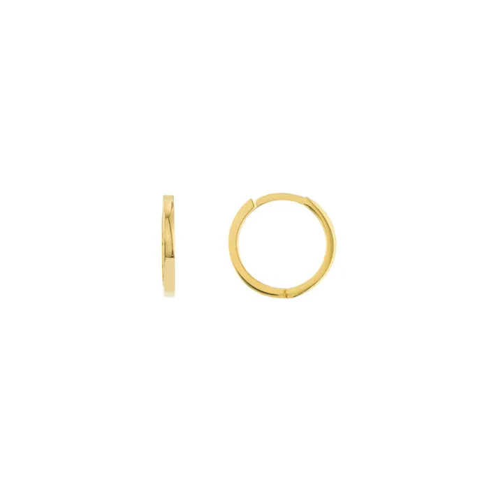 Thin Gold Huggie Earrings Alexis Jae Earrings