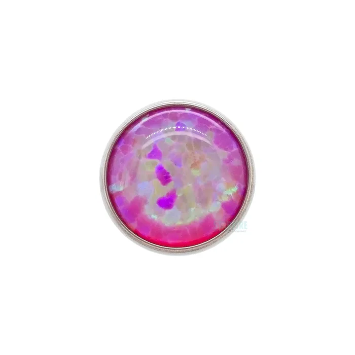 threadless 4mm BezelSet Opal Cabochon End Peoples Jewelry Earrings