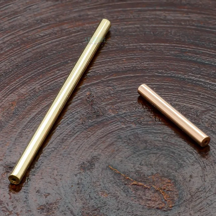 threadless Gold Straight Barbell Shaft Body Vision BVLA PreStyled Sets