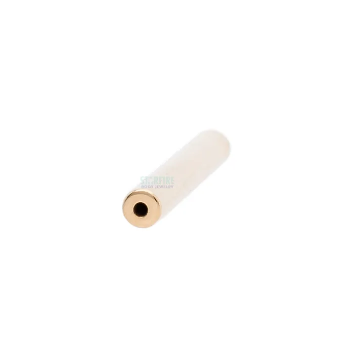 threadless Gold Straight Barbell Shaft Body Vision BVLA PreStyled Sets